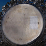 Flora by Shiebler Sterling Silver Fruit Bowl Pcd Rose Leaf Motif #922 (#5696)