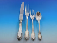 Borgia by Buccellati Italy Sterling Silver Dinner Flatware Set Service 32 pcs