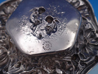 Cupid's Nosegay by Unger Sterling Silver Candy Dish Cupids Warming by Fire #7763