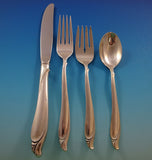 Sculptured Beauty by International Sterling Silver Flatware Service Set 43 Pcs