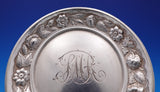 Whiting Sterling Silver Butter Pat with Repousse Border #7 2 1/2" (#8998)