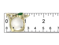 14k Yellow Gold Custom Genuine Natural Peridot Diamond Ring by Harry Roa #J7312