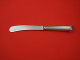 English Georgian Sterling Silver Regular Knife unreadable w/ engraved boar 9"