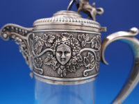 J. Grinsell & Sons English Victorian Sterling Claret Wine Decanter Pitcher #7523