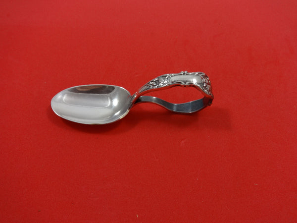 Charter Oak by 1847 Rogers Plate Silverplate Curved Baby Spoon 3 1/2"
