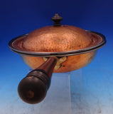 Joseph Heinrichs Mixed Metals Wood Chafing Dish w/ 3-D Rabbits Undertray (#8817)