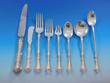 Foxhall by Watson Sterling Silver Flatware Service For 12 Set 105 Pieces No Mono