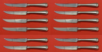 Old French by Gorham Sterling Silver Steak Knife Custom Set 12 pcs 8 1/2"