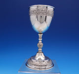 Aztec Rose by Unknown Mexican Sterling Silver Chalice 7 5/8" x 4" (#7671)