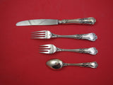 Barocco by Schiavon Italy Italian .800 Silver Dinner 4pc Setting(s) Flatware