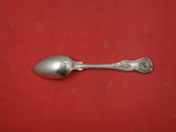 Kings by Bailey & Kitchen fancy back Coin Silver Dessert Spoon 7"