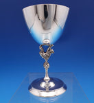 Reed and Barton Sterling Silver Wine Goblet w/ 3-D Rooster #X55 4" x 3" (#8095)