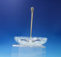 Sterling Silver and Cut Crystal Ring Holder with Face circa 1905 (#5544)
