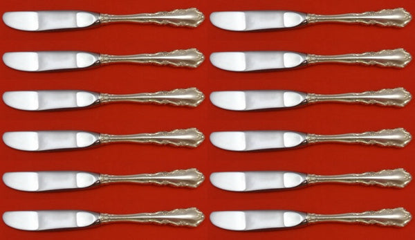 Shenandoah by Wallace Sterling Silver Butter Spreader HH Modern Set 12pcs 6 1/4"