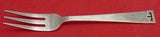 Chinese Key by Allan Adler Sterling Silver Dinner Fork 3-Tine 7 1/2" Modernism
