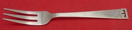 Chinese Key by Allan Adler Sterling Silver Dinner Fork 3-Tine 7 1/2" Modernism