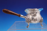 Daffodil by Poole Sterling Silver Gravy Boat w/ Wood and Lion Feet #996 (#4765)