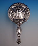 Irian by Wallace Sterling Silver Hand Mirror #3000 10" Pat. 1903 (#9104)