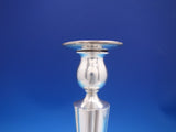 Sterling Silver Candlestick Pair 7 1/2" Vintage Unknown maker G608 (#7082)