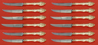 La Scala by Gorham Sterling Silver Steak Knife Custom Set 12 pcs 8 1/2"