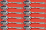 Wedgwood by International Sterling Silver Place Soup Spoon Set 12 pieces 7 1/4"