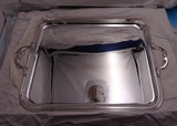 Annecy by Puiforcat France Silverplate Tea Coffee Serving Tray Unused 26" #8681