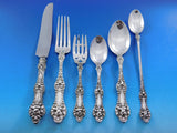 Old Orange Blossom by Alvin Sterling Silver Flatware Set 8 Service 52 pcs Dinner