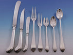 Irish Rib by Shepheard Sterling Silver Flatware Set Service 71 Pieces Dinner