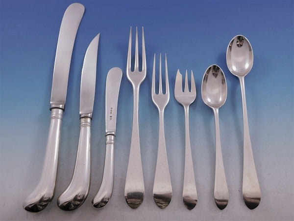 Irish Rib by Shepheard Sterling Silver Flatware Set Service 71 Pieces Dinner