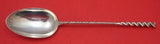 Square Twist #5 by Whiting Sterling Silver Stuffing Spoon 10 1/2" Serving