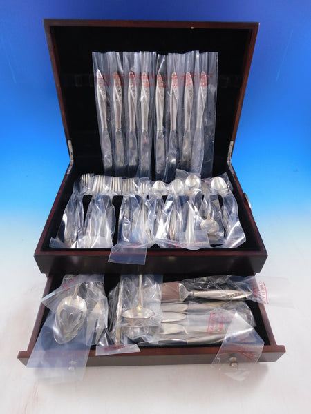 Blithe Spirit by Gorham Sterling Silver Flatware Set for 8 Service 72 pieces New