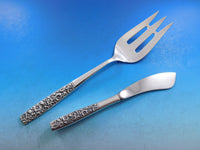 Contessina by Towle Sterling Silver Floral Flatware Set For 12 Service 67 Pieces