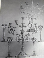 Tiffany and Co Sterling Silver 9-Light Candelabra Set Paris Exposition 1900