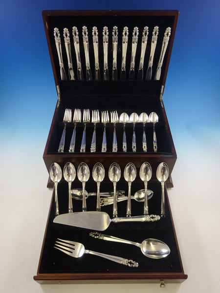 Sovereign Hispana by Gorham Sterling Silver Flatware Set For 12 Service 63 Pcs