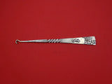 Unknown by Shiebler Sterling Button Hook applied seahorse crab Aesthetic 7 1/2"