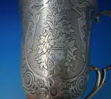 English Sterling Silver Child's Cup Bright-Cut Engraved w/ Baskets #585 (#6258)