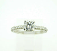 Platinum Genuine Natural Diamond Engagement Ring 1.33cts (#J2076)