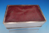 English Estate Sterling Silver Cigarette Box "Pax in Bello" w/Presentation #7936