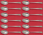 Craftsman by Towle Sterling Silver Teaspoon Set 12 pieces 6"