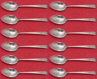 Craftsman by Towle Sterling Silver Teaspoon Set 12 pieces 6"