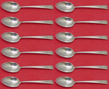 Craftsman by Towle Sterling Silver Teaspoon Set 12 pieces 6"