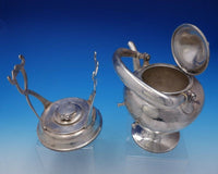 Lebkuecher and Co Sterling Silver Kettle on Stand Arts and Crafts #2690 (#3791)