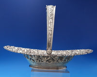 Repousse by Jenkins and Jenkins Sterling Silver Basket with Swing Handle (#7482)