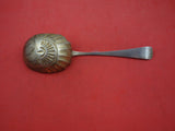 Brite-Cut by Towle Sterling Berry Spoon Gold-washed with Design in Bowl 9"