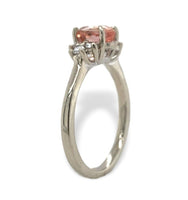 14k Gold 1.19ct Precious Genuine Natural Topaz and .17ct Diamond Ring (#J7113)