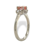 14k Gold 1.19ct Precious Genuine Natural Topaz and .17ct Diamond Ring (#J7113)