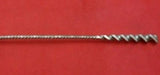 Square Twist #5 by Whiting Sterling Silver Lettuce Fork Bright-Cut 8 3/4"