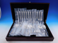 Poppy by Gorham Sterling Silver Flatware Set 12 Service 62 pcs Luncheon