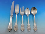 Donatello by Amston Sterling Silver Flatware Set for 8 Service 43 pieces