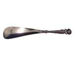 Foster and Bailey Sterling Silver Shoe Horn w/SP Blade Green Cabochon 8" (#7256)